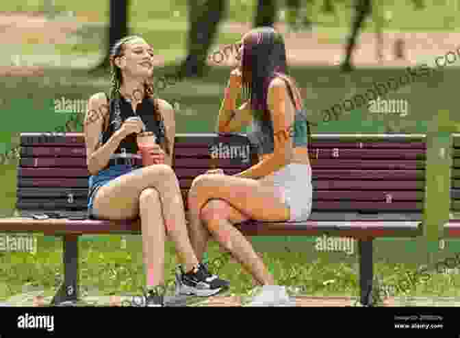 A Black And White Photograph Of Two Women, Ellice And Jean, Sitting On A Park Bench, Deep In Conversation Moving / Still: Two One Act Plays