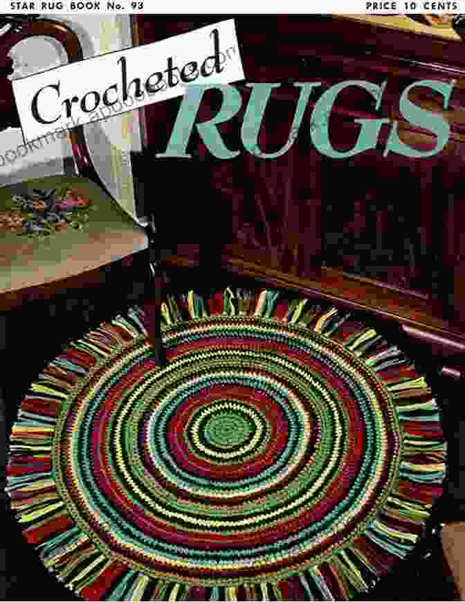 A Colorful Crocheted Rug With A Star Design Rugs For Kids: 6 Easy Adorable Projects (Crochet)