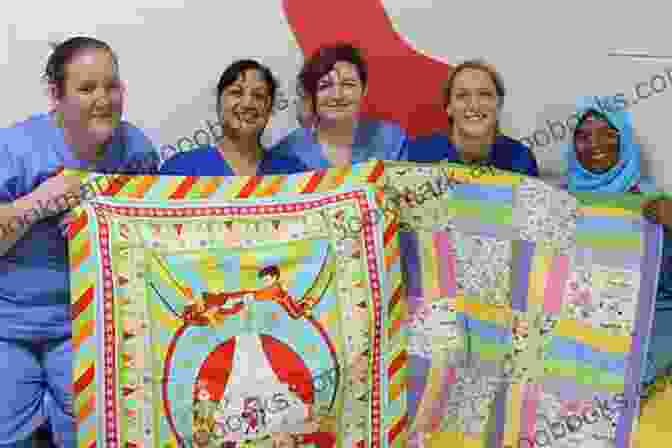 A Group Of Quilters Gather At A Local Hospital, Delivering Handmade Quilts To Young Patients. The Children's Faces Light Up With Joy And Gratitude. UK Quilters United By A Second Thread: Inspirational Stories Written By Members Of The Facebook Group UK Quilters United