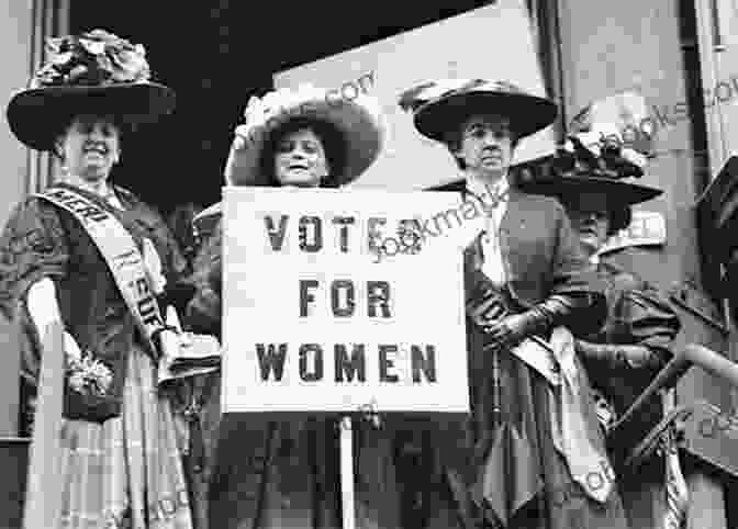 A Group Of Suffragettes Marching For The Right To Vote. A Radical History Of Britain: Visionaries Rebels And Revolutionaries The Men And Women Who Fought For Our Freedoms