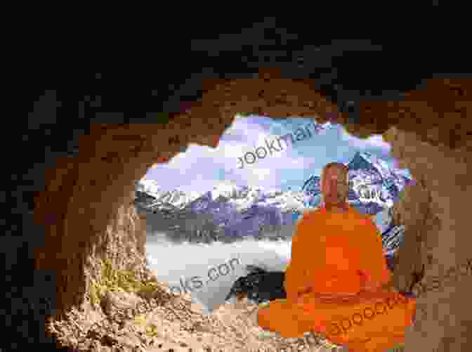 A Monk Meditating In A Himalayan Monastery Becoming A Mountain: Himalayan Journeys In Search Of The Sacred And The Sublime