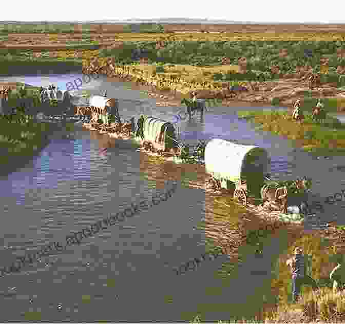 A Pioneer Family Crossing A River In A Wagon Voices Across The Prairie: A Collection Of Haiku From 2024