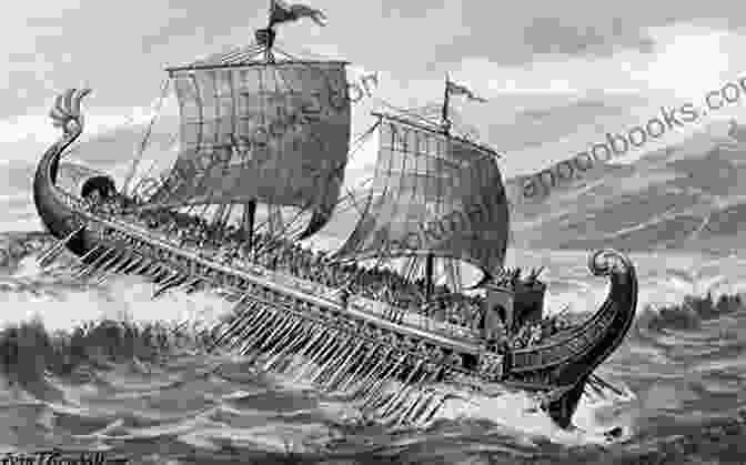 A Roman Trireme, A Sleek And Maneuverable Warship With Three Rows Of Oars Ship Of Rome (Masters Of The Sea)