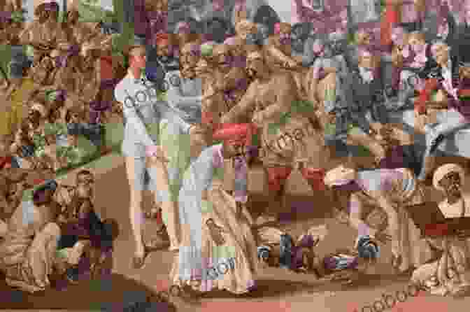 A Scene Depicting The Chaos And Turmoil Of India During The British Raj. Mercy Of A Rude Stream: The Complete Novels