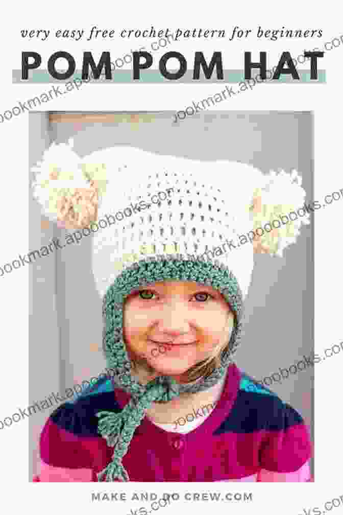 A Sideways Crochet Hat Adorned With A Playful Pom Pom, Adding A Touch Of Whimsy And Fun To The Design. By My Side: Easy Sideways Crochet Hat Pattern (Hat Crochet Patterns Book 2)