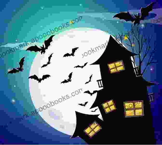 A Spooky And Mysterious Haunted House With Bats Flying Around It Wrapped Up Halloween Comicfest Henry Walter Bates