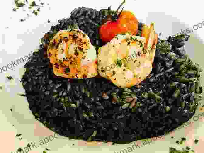 A Tantalizing Plate Of Black Risotto, Infused With The Rich Flavor Of Squid Ink. Awesome Healthy Recipes Of Darkness: A Dozen Healthy Recipes For Servants Of Lord K Aleth The Grand Adjudicator (Healthy Recipes Free Healthy Recipes Healthy Living The Will Of Lord K Aleth)