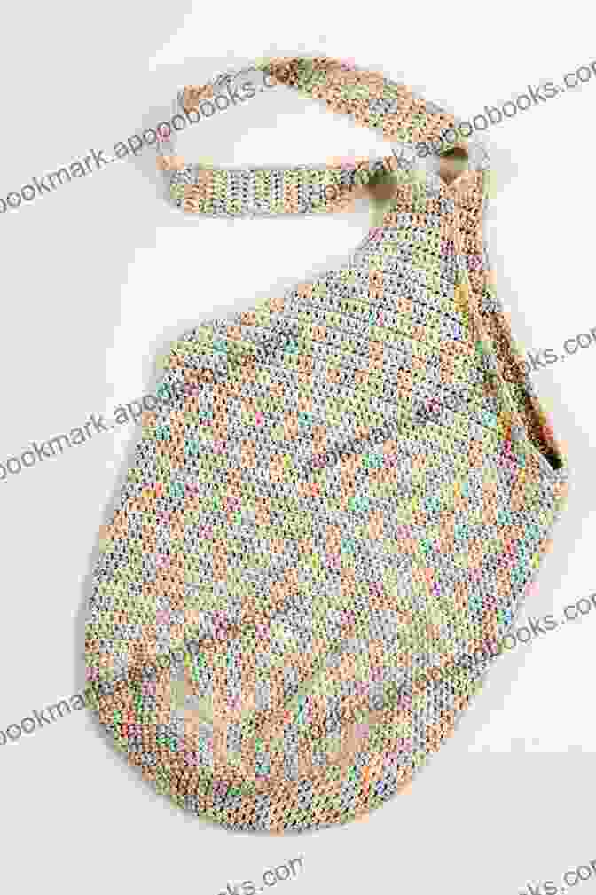 A Vibrant And Textured Crochet Market Bag Made With Plymouth F211 Fantasy Naturale Yarn, Showcasing The Captivating Colors And Textures Of The Yarn. Plymouth F211 Fantasy Naturale Yarn Pattern Crochet Market Bag (I Want To Knit)