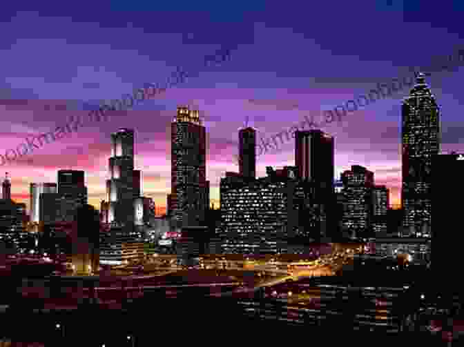 Atlanta, Georgia Skyline At Sunset Playing The Field (Hot Lanta 2)