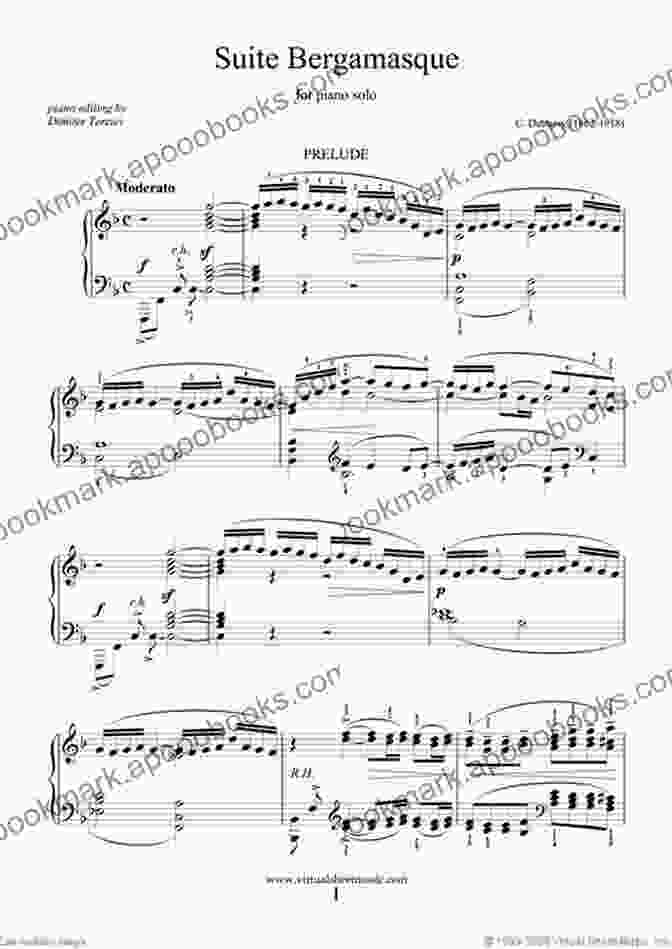 Bergamasque Suite Sheet Music Lying Open On A Piano Bergamasque Suite Horn And Piano