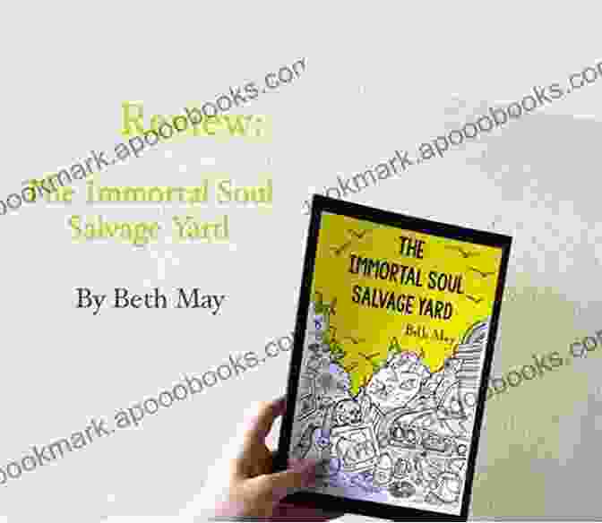 Book Cover Of 'The Immortal Soul Salvage Yard' With A Shadowy Figure Amidst A Cosmic Junkyard The Immortal Soul Salvage Yard