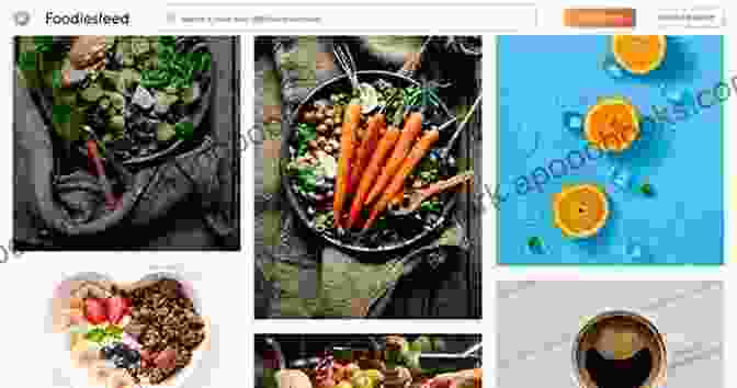 FoodiesFeed Website Screenshot Showing A Collection Of Royalty Free Food Images Images That Sell: 70 Sites For Royalty Free Images (Design 1)