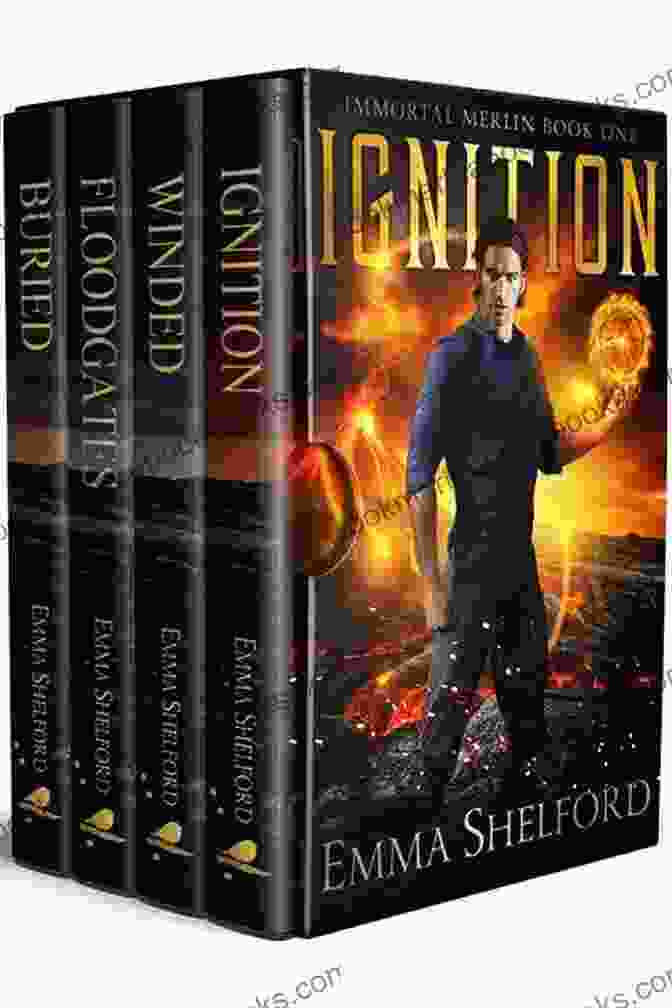 Merlin Immortals Book Cover Blades Of Valor: Four In The Merlin S Immortals (Merlins Immortals Series)