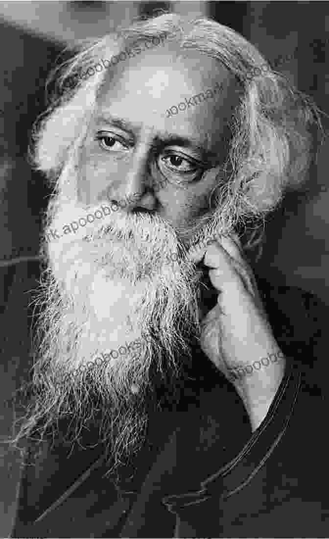 Rabindranath Tagore Sitting And Thinking One Night Rabindranath Tagore