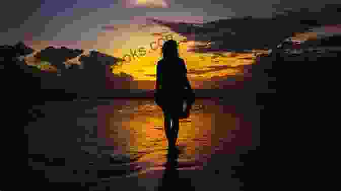 The Promise Of Lost Things Book Cover: A Vibrant Image Of A Woman's Silhouette Against A Radiant Sunset The Promise Of Lost Things