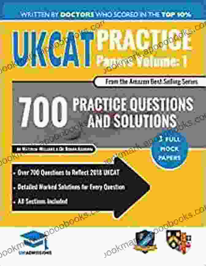 UKCAT Practice Papers Volume One Book Cover UKCAT Practice Papers Volume One: 3 Full Mock Papers 700 Questions In The Style Of The UKCAT Detailed Worked Solutions For Every Question UK Clinical Aptitude Test UniAdmissions