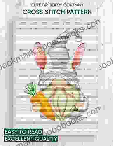 Cross Stitch Pattern Easter Gnome