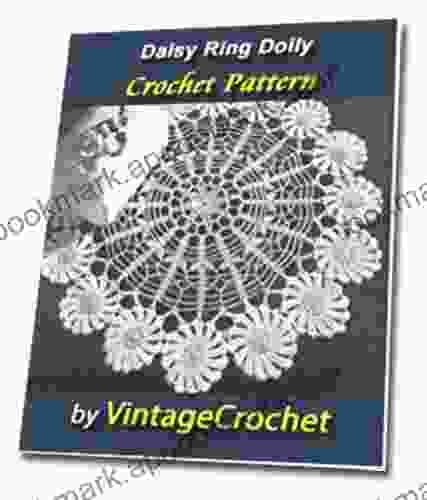 Daisy Ring Doily Vintage Crochet Pattern eBook