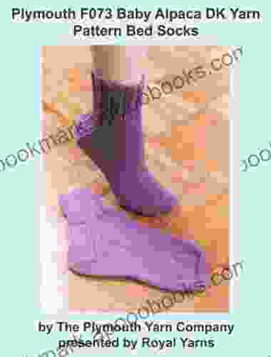 Plymouth F073 Baby Alpaca DK Yarn Pattern Bed Socks (I Want To Knit)