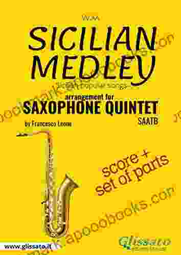 Sicilian Medley Saxophone Quintet score parts: popular songs